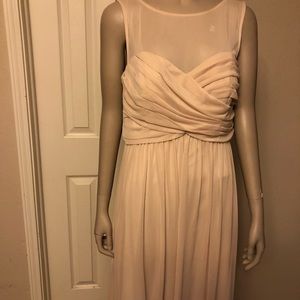Champagne formal dress or gown